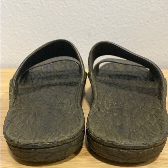 Pali Hawaii Rubber Slides 7 Molded Double Strap Sandals Made in Taiwan - Picture 7 of 9